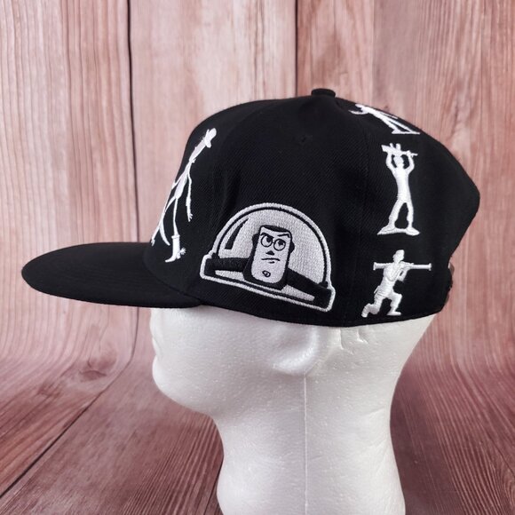 Rare Disney Pixar Toy Story Snapback Hat Unisex One Size Adjustable Black - Picture 2 of 16